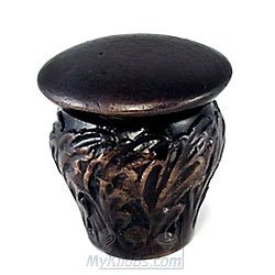 Copia Bronze Urn Knob in Dark Bronze