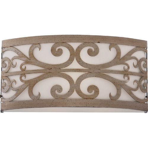 Craftmade Single Light Wall Sconce in Athenian Obol and Frosted Glass