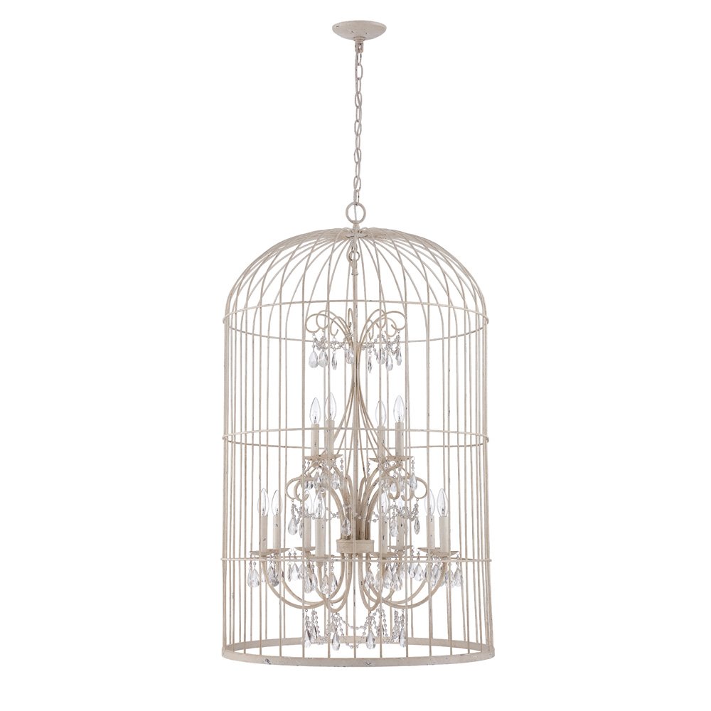 Craftmade 12 Light Chandelier in French White