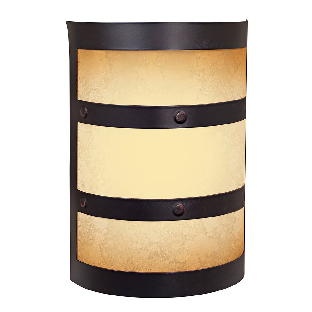 Craftmade LED Contemporary Cylinder w/Scavo Glass Door Chime in Oiled Bronze Gilded