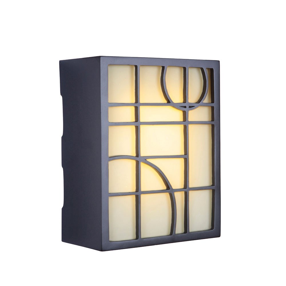 Craftmade LED Hand Carved Geometric w/Frosted Glass Door Chime in Oiled Bronze