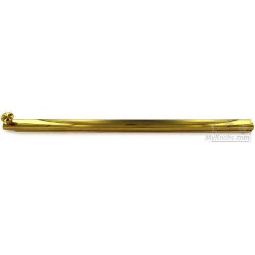 Deltana Solid Brass 12" Heavy Duty Surface Bolt with Concealed Screws in PVD Brass