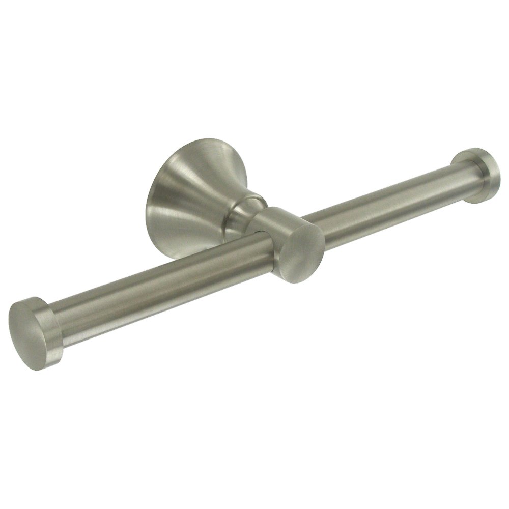 Deltana Double Toilet Paper Holder in Brushed Nickel