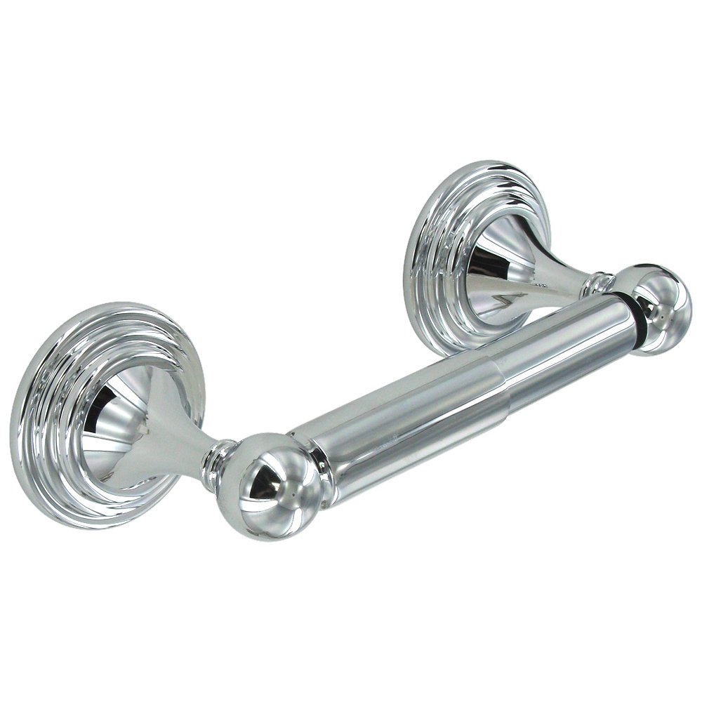 Deltana Classic Double Post Toilet Paper Holder in Polished Chrome
