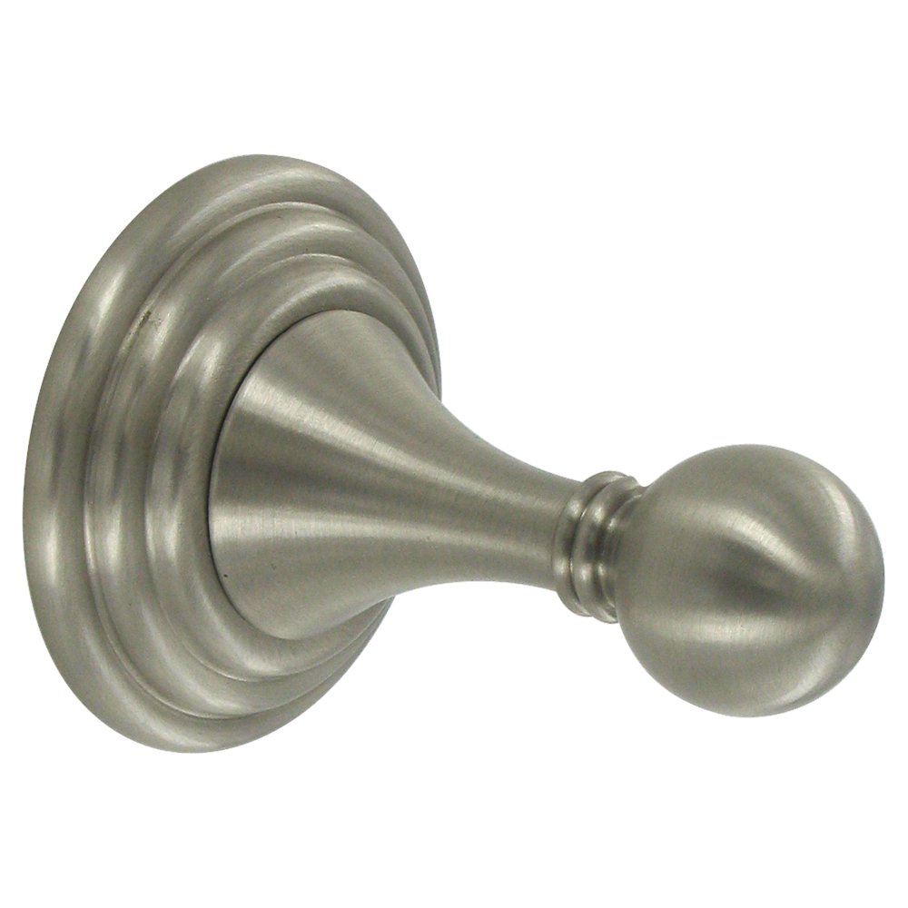 Deltana Classic Single Robe Hook in Brushed Nickel