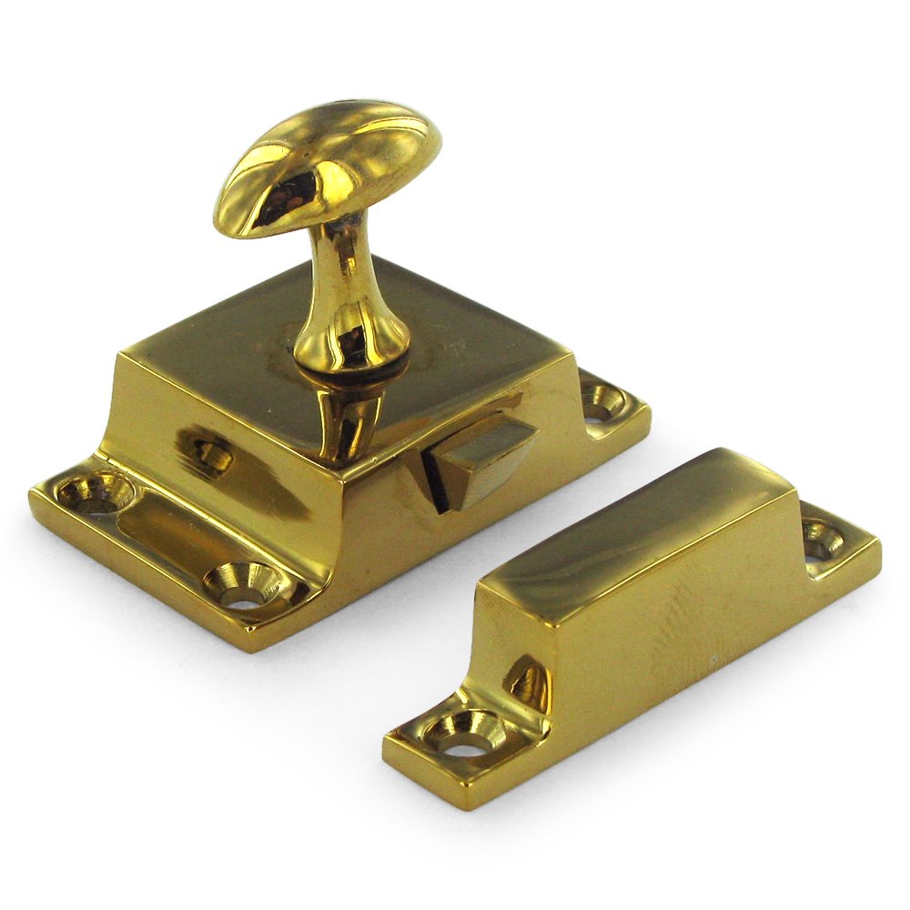 Deltana Solid Brass Small Cabinet Lock in PVD Brass