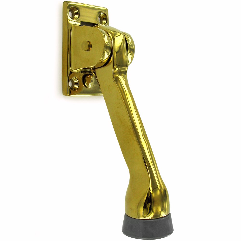 Deltana Solid Brass 4" Kickdown Holder in PVD Brass