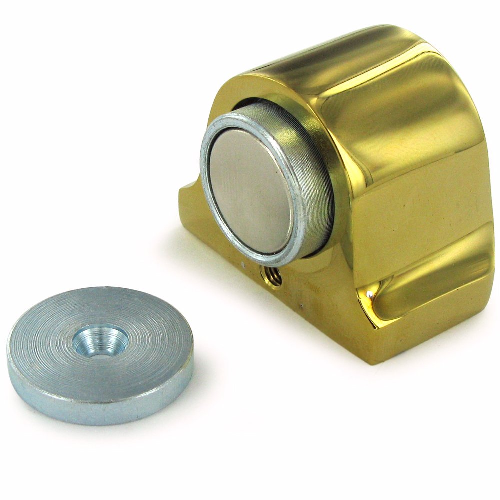 Deltana Solid Brass Magnetic Dome Stop in PVD Brass