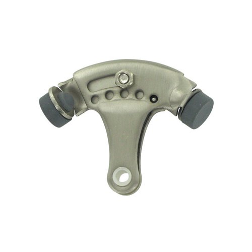 Deltana Solid Brass Hinge Mounted Adjustable Hinge Pin Stop in Brushed Nickel