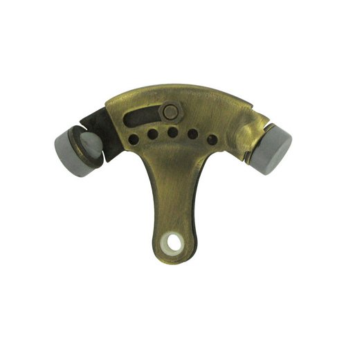 Deltana Solid Brass Hinge Mounted Adjustable Hinge Pin Stop in Antique Brass