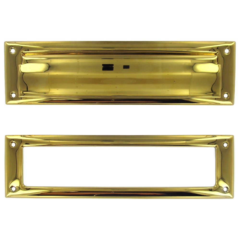Deltana Solid Brass Mail Slot in PVD Brass