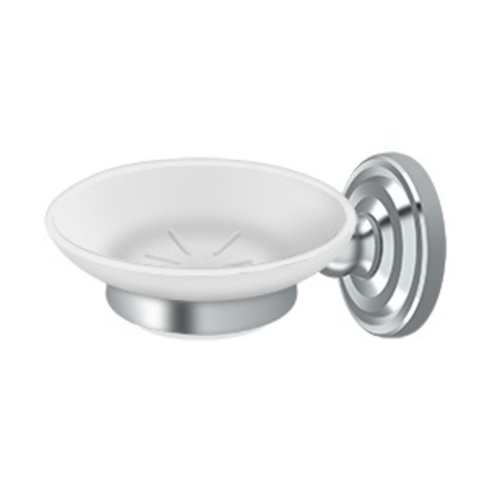 Deltana Soap Dish in Polished Chrome