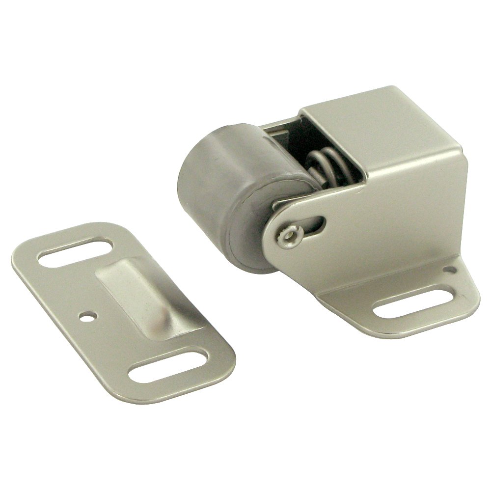 Deltana Surface Mounted Roller Catch in Brushed Nickel