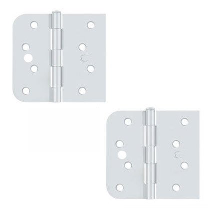 Deltana 4" x 4 1/4" x 5/8" Radius x Square Hinge Security Stud (SOLD AS A PAIR) in Paint White