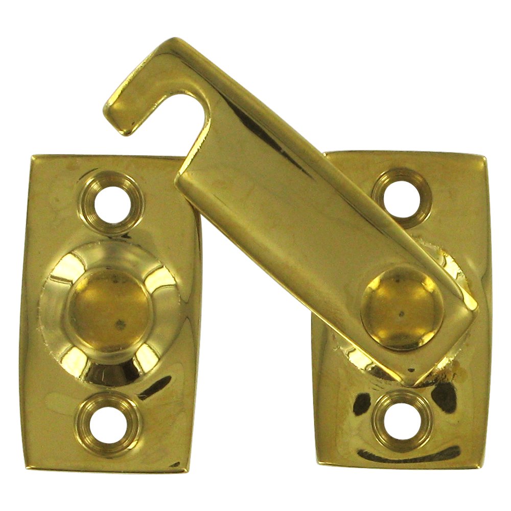 Deltana Solid Brass 7/8" Shutter Bar/Door Latch in PVD Brass