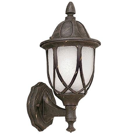 Designers Fountain Exterior Wall Lantern in Autumn Gold with Satin Crackled