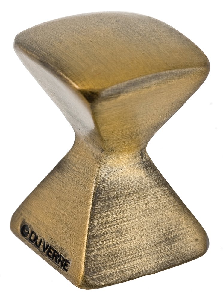 Du Verre Hardware 7/8" Knob In Antique Brass