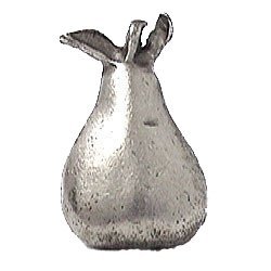 Emenee Pear Knob in Antique Matte Silver