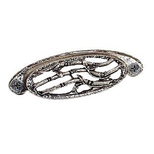 Emenee Bamboo Pull in Antique Bright Silver