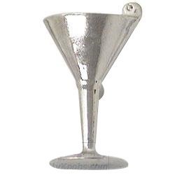 Emenee Martini Glass Knob in Aged Brass