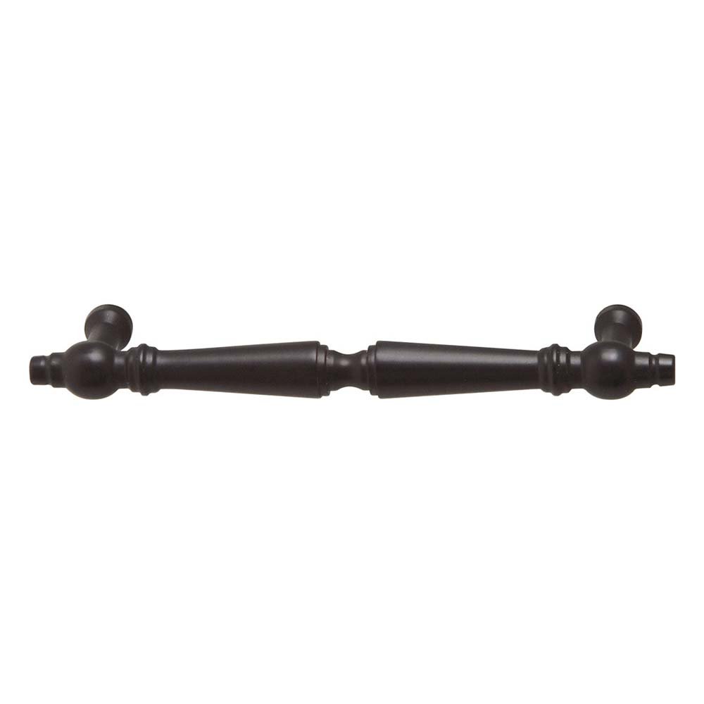 Hafele Solid Brass Pull 3 3/4" Centers Pull in Dark Oil Rubbed Bronze