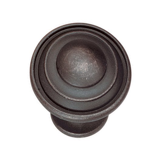 Hafele 1 1/8" Diameter Knob in Oil Rubbed Bronze Zinc
