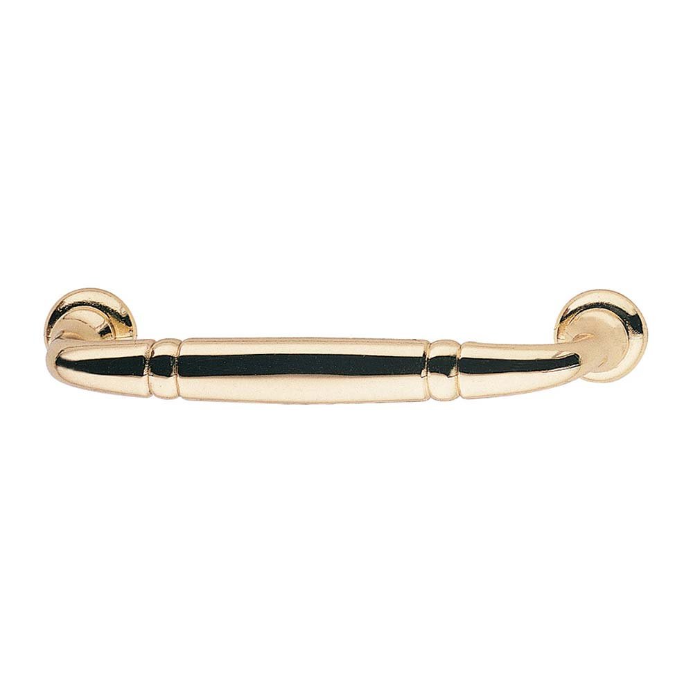 Hafele 3 3/4" Centers Handle in Polished Brass