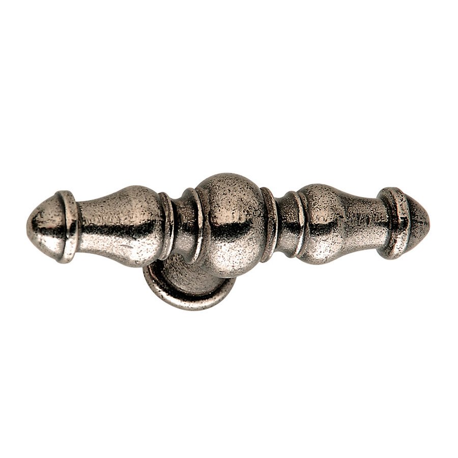 Hafele 4 1/4" x 1 1/8" Large T Pull in Pewter