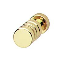 Hafele 1/2" Diameter Knob in Polished Gold