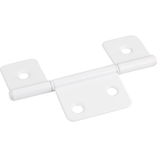 Hardware Resources 3-1/2" Three Leaf Non Mortise Hinge in Bright White