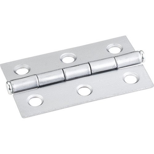 Hardware Resources 2-1/2" x 1-1/2" Swaged Butt Hinge in Brushed Chrome