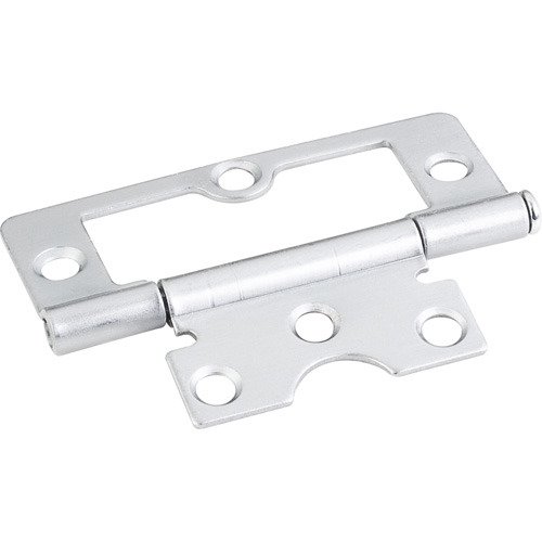 Hardware Resources 3" Swaged Loose Pin Non-mortise Hinge in Brushed Chrome