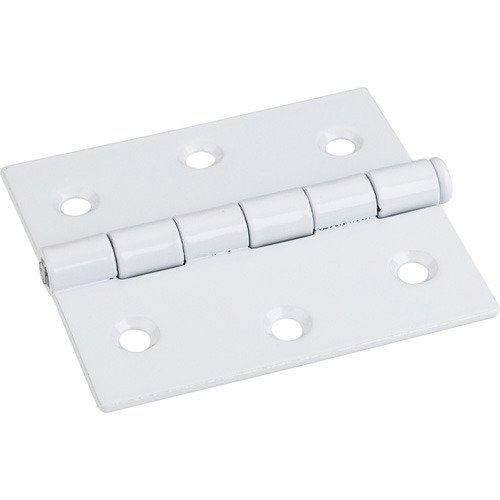 Hardware Resources 3" x 2-3/4" Butt Hinge in White