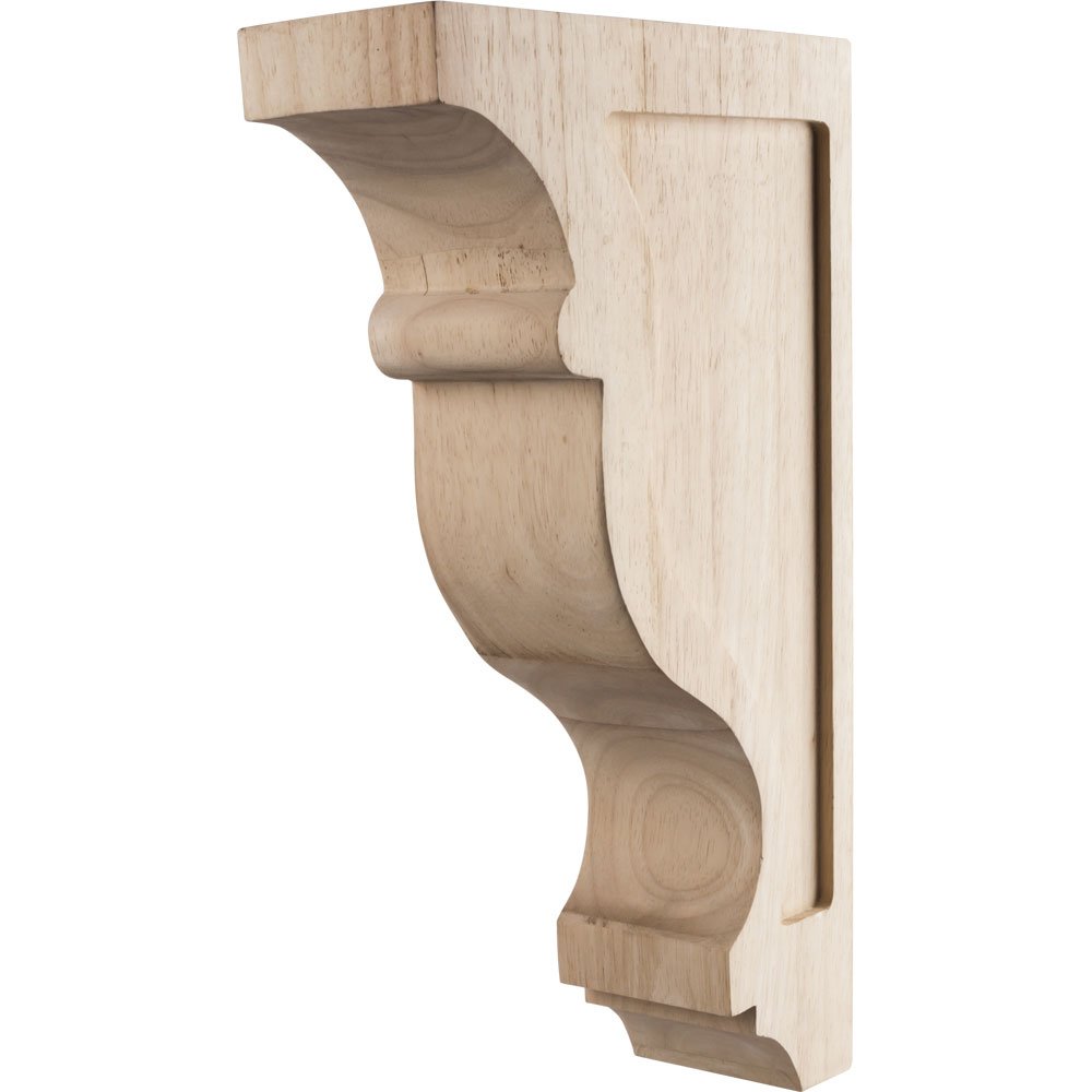 Hardware Resources 3" x 8" x 14" Transitional Contour Corbel in Cherry Wood
