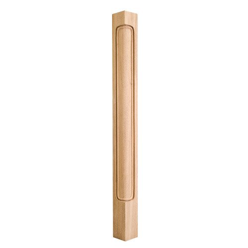 Hardware Resources 35 1/2" Traditional Corner Post in Rubberwood Wood