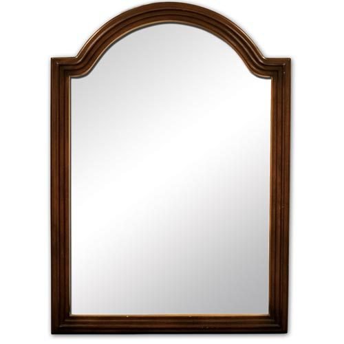 Elements Hardware 26" x 36" Mirror in Walnut with Beveled Glass