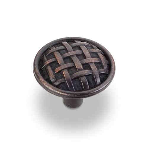 Hardware Resources 1 5/8" Diameter Braided Knob in Brushed Oil Rubbed Bronze
