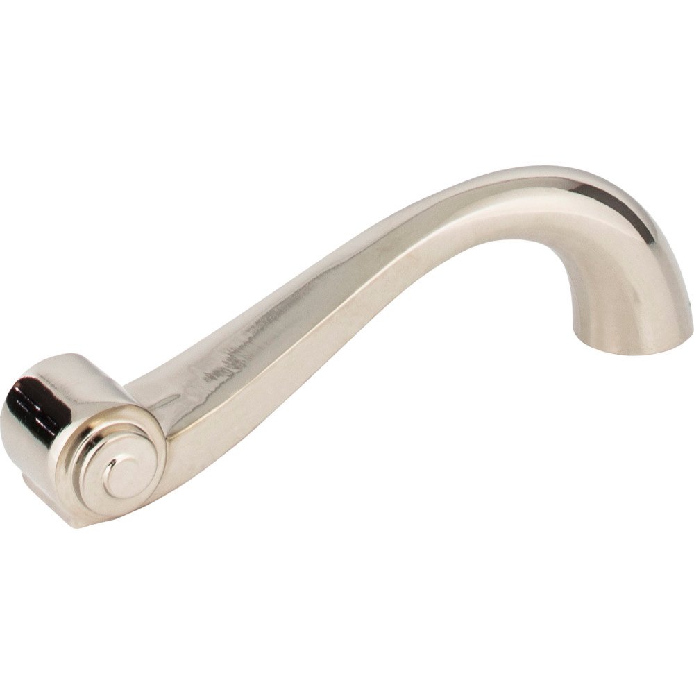 Jeffrey Alexander 3 3/4" Centers Scroll Pull in Polished Nickel