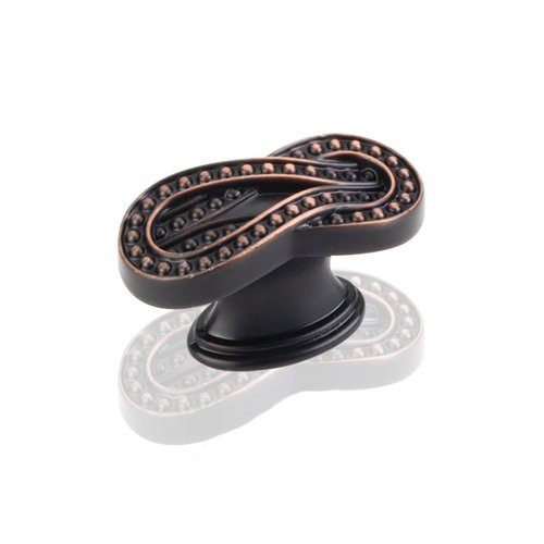 Hardware Resources 1 5/8" Square Knot Knob in Brushed Oil Rubbed Bronze