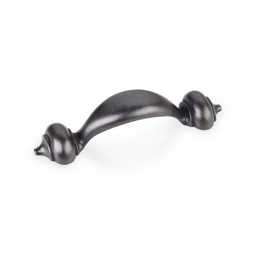 Hardware Resources 3" Centers Scroll Pull in Gun Metal