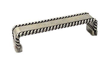 Wild Western Hardware Braided Pull in Old Silver