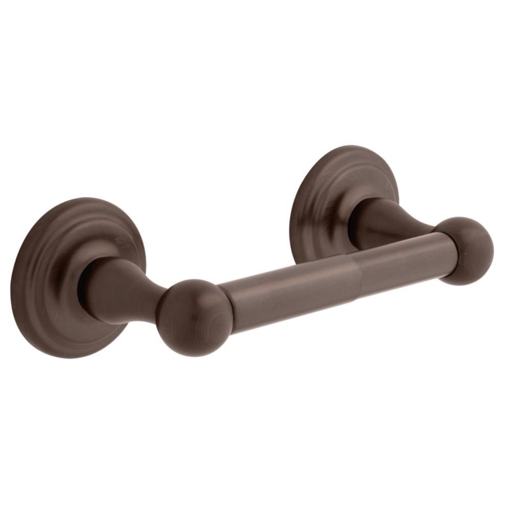 Liberty Hardware Toilet Paper Holder in with Easy Clip Mounting Venetian Bronze