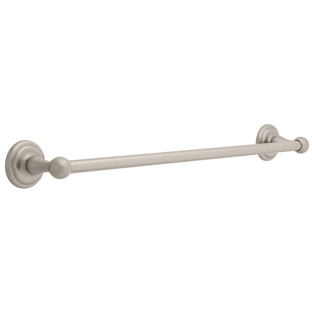 Liberty Hardware 24" Towel Bar in with Easy Clip Mounting Satin Nickel