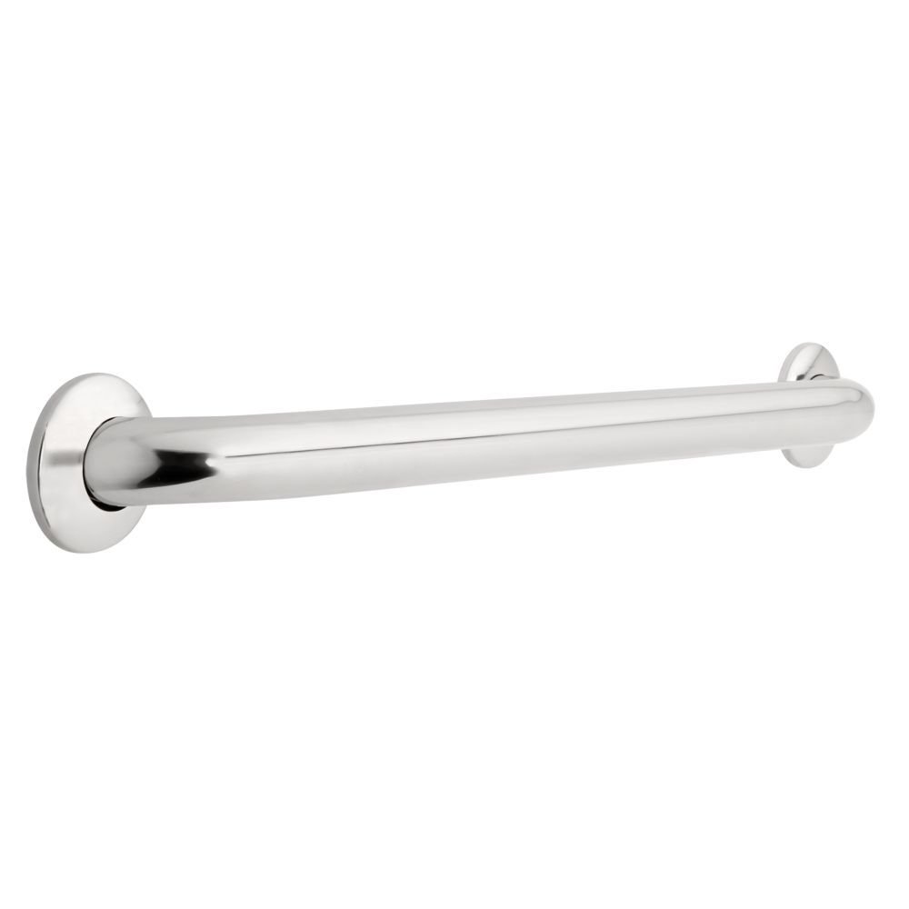 Liberty Hardware 1-1/2" OD x 24" Length Concealed Mounting in Bright Stainless Steel
