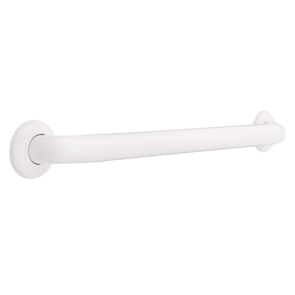 Liberty Hardware 1-1/2" OD x 24" Length Concealed Mounting in White