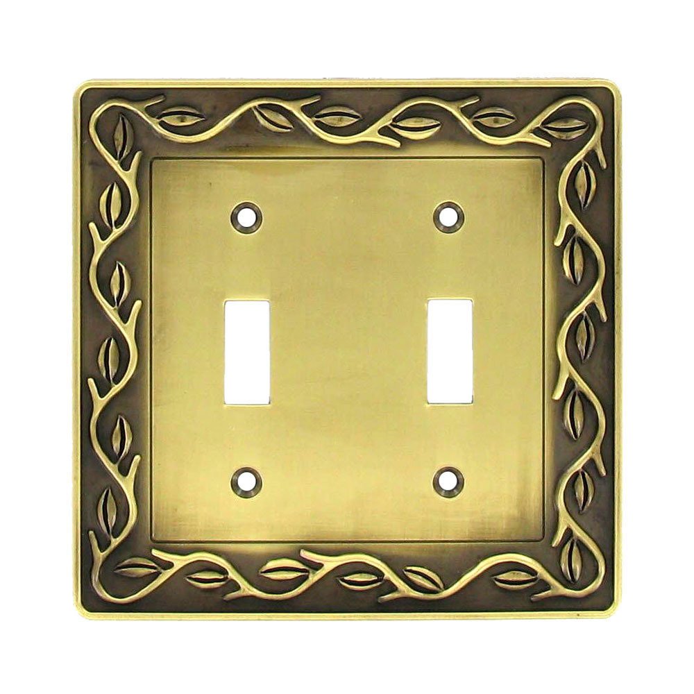 Liberty Hardware Double Toggle in Tumbled Antique Brass