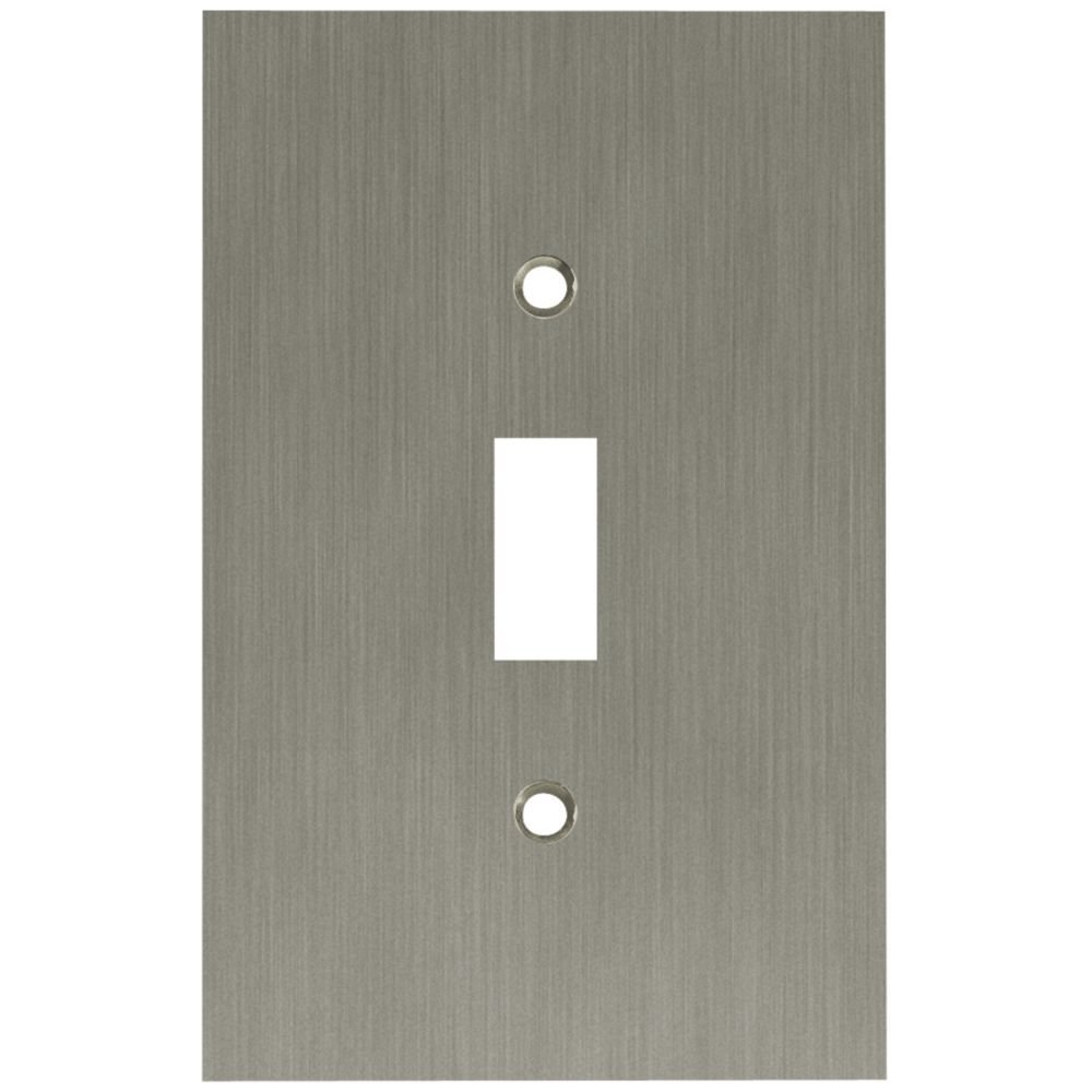 Liberty Hardware Concave Single Toggle in Brushed Nickel Plated
