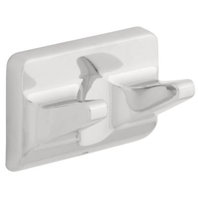 Liberty Hardware Double-Robe Hook in Polished Chrome