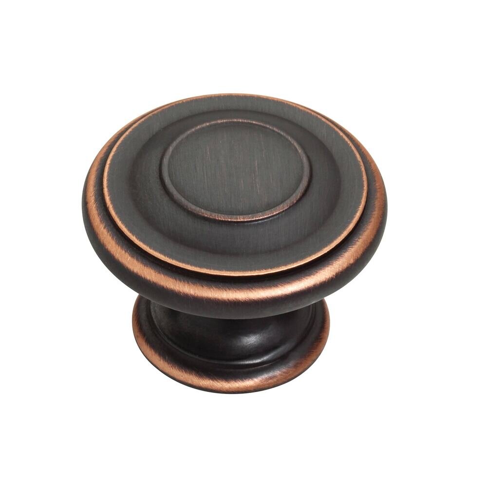Liberty Hardware 1 3/4" Harmon Knob in Bronze with Copper Highlights