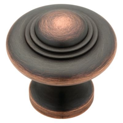 Liberty Hardware 1-1/4 Knob in Bronze With Copper Highlights